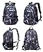 BLUEFAIRY Boys Backpacks for Kids Girls Primary School Bag Kindergarten Bookbags (Black,Red)