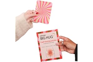 Big Hug Self-Heating Patches, 5 Count, 12-Hour Menstrual Cramp Relief