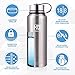 Large 50 oz Vacuum Insulated Stainless Steel Water Bottle, Double Walled, Leak Proof, Food Grade Wide Mouth Coffee Mug for Travel Camping Outdoor Sports, Keeps Drink Hot & Cold