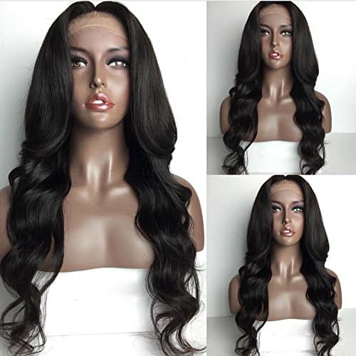 Fennell 100% Brazilian Human Hair Body Wave Full Lace Wigs With Baby Hair Natural Color Human Hair Lace Front Wigs For Ladies (Full lace wig 24 inches)