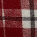 Amazon Brand – Pinzon Lightweight Cotton Flannel Sham - Standard, Bordeaux Plaid