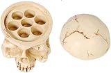 New Star Tattoo 7 Hole Skull Ink Cup Holder Stand Resin Permanent Makeup view 2