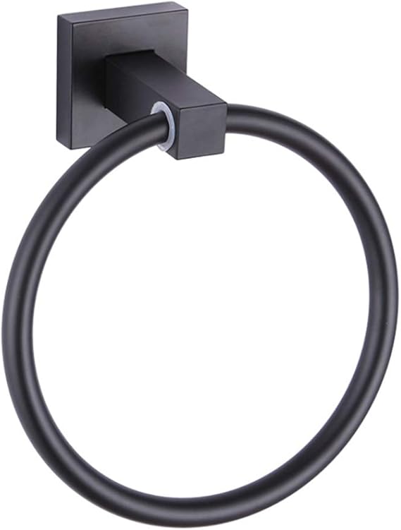 Runder Handtuchring für Badezimmer, Space-Aluminium-Handtuchring zur