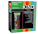 Kind Plus Almond Cashew with Flax Plus Omega 3, 16.8 oz (Pack of 12)