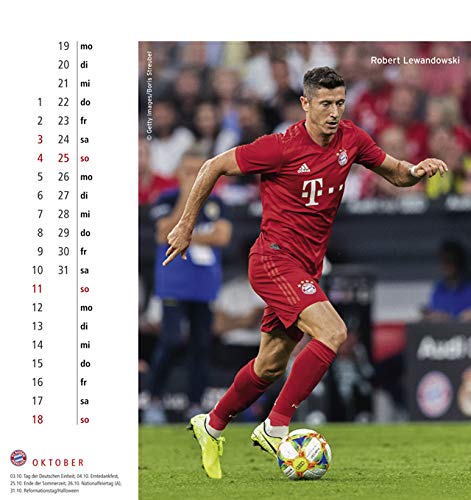 Fc Bayern Munchen Sammelkartenkalender Postkartenkalender 2020 Monatskalendarium Spiralbindung Format 16 X 17 Cm Amazon De Heye Bucher