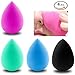 Travelmall Sponge Premium pro Makeup Blending Sponge Most Flawless Professional Makeup Blender for Blending Highlighting and Contouring Pack of 4 Random color