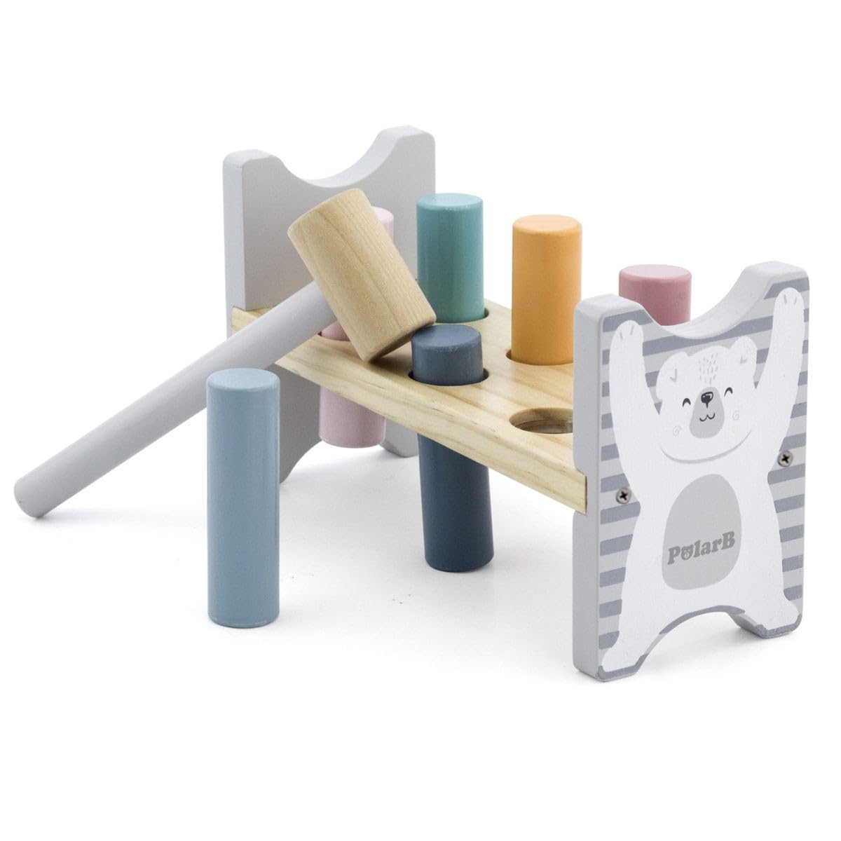 Polar B Pound-a-Peg Activity Game