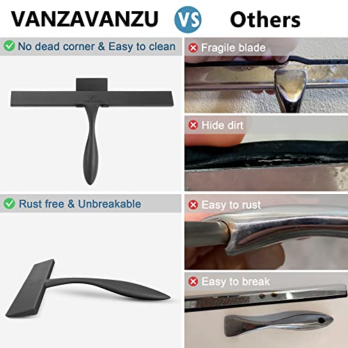 Shower Squeegee for Glass Shower Doors 11Inch Bathroom Squeegee Shower