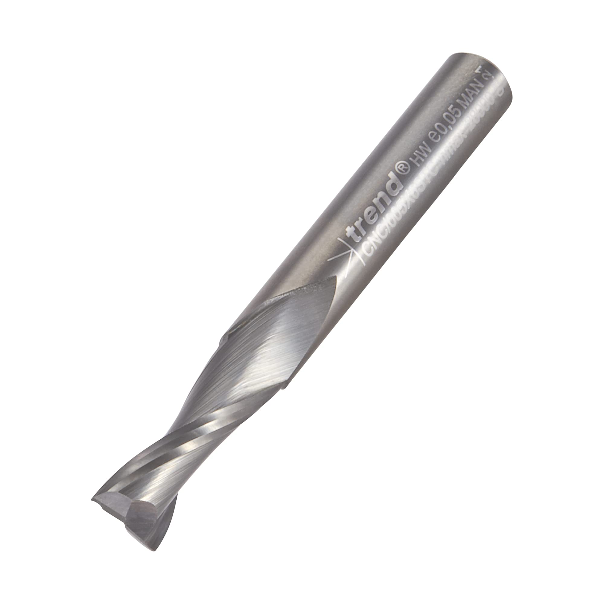 Trend CNC Spiral Up-Cut CNC Router Cutter, 6mm Shank, 6mm Cut Diameter & 17mm Cut Length, Solid Tungsten Carbide, CNC/005X6STC
