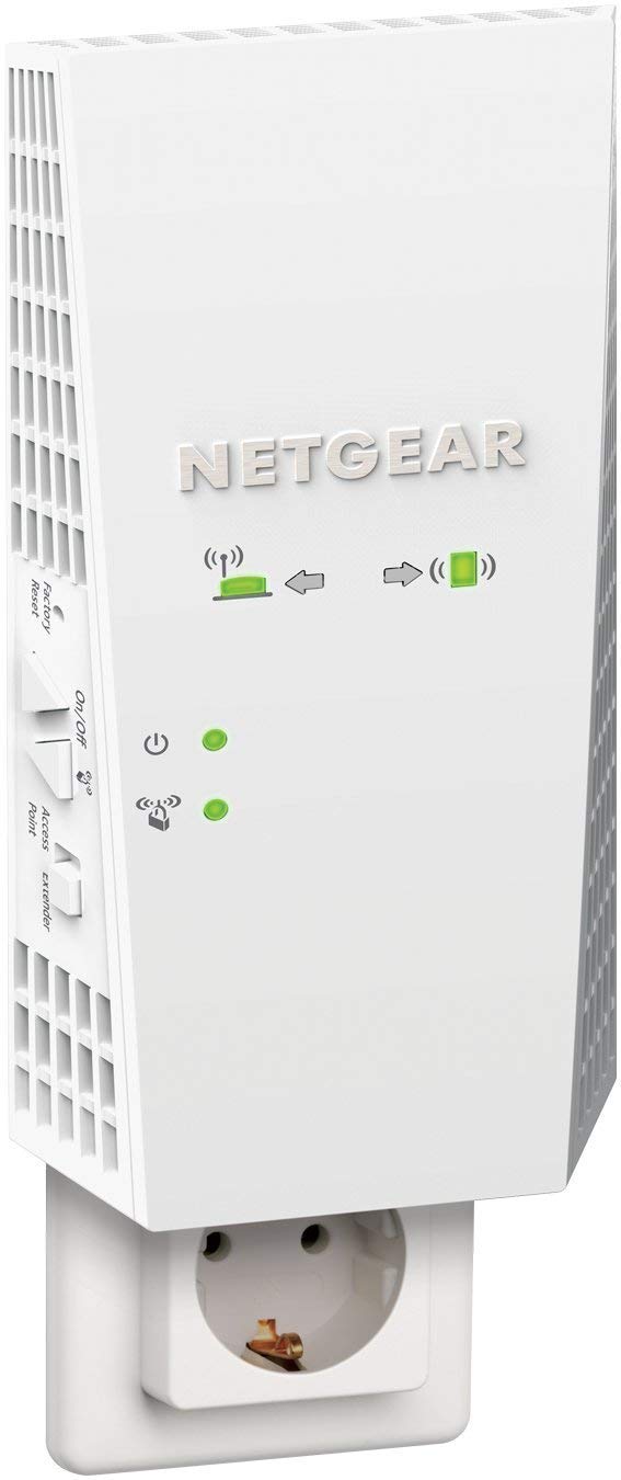 Netgear EX7300 Amplificador de WiFi Mesh Nighthawk X4 AC2200 Mbps, repetidor de WiFi Dual Band, 1 Puerto