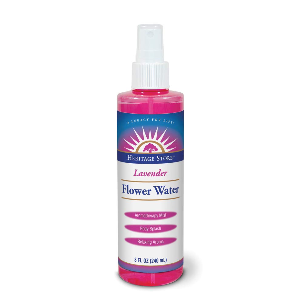 Heritage Store Lavender Flower Water, 8 Ounce