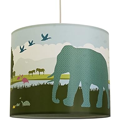 Anna Wand Lampenschirm Sunny Safari Schirm F Ur Kinder Baby Lampe Mit Tieren Aus Afrika