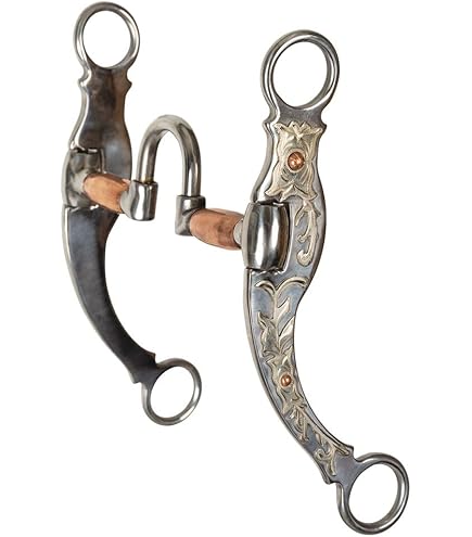 5 1/4 Stainless Steel Charro Saddle Horse Bit, Freno Charro Para