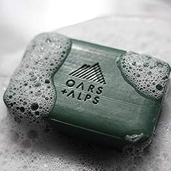 Oars + Alps Peppermint Charcoal Bar Soap, Natural