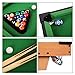 Virhuck Mini Table Top Pool Table Game Billiard Table Set with Balls, Cue, Chalk, Billiard Table