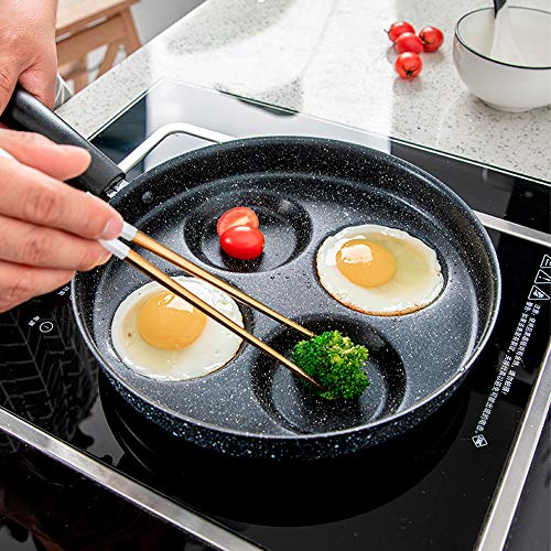 Egg Frying Pan, 4Cups Non Stick Aluminium Alloy Fried Egg Cooker