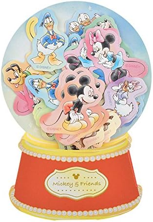 Disney Japan Seal Sticker Snow Global Good Laugh Series (Mickey & Friends)
