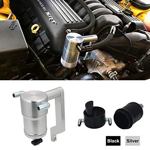 POSENG Billet Oil Catch Can Kit For 11-21 Dodge Challenger RAM 1500 5.7L 6.4L