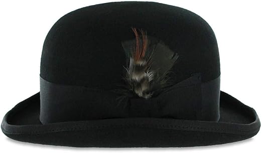 navy derby hat