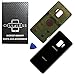 CELL4LESS Compatible Back Glass Cover Back Battery Door w/Pre-Installed Adhesive Replacement for Samsung Galaxy S9 OEM - All Models G960 All Carriers- 2 Logo - OEM Replacement (Black)