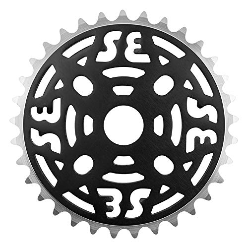 SE Bikes Chainring 1pc 33T 1/8 Alloy Anodized (Black)