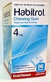 Habitrol Nicotine Gum 3 Boxes 4mg Fruit 288 Pieces