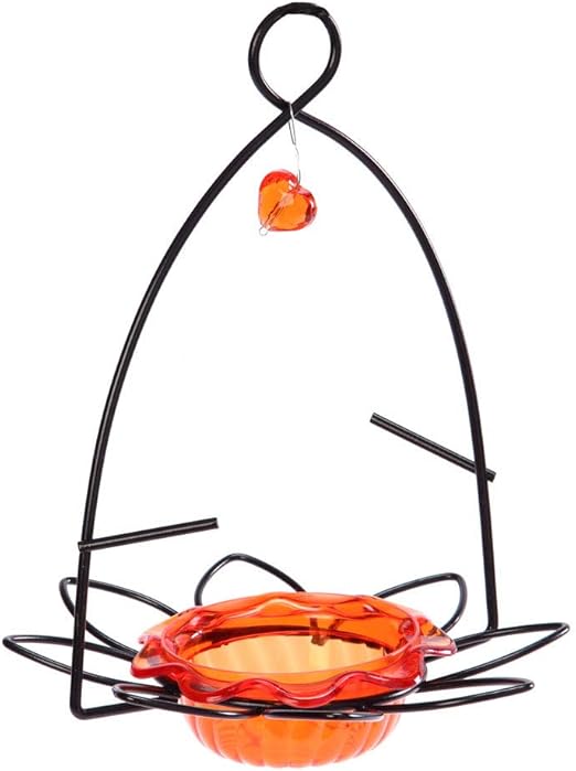 Amazon Com Birds Choice Flower Oriole Bird Feeder Small Orange
