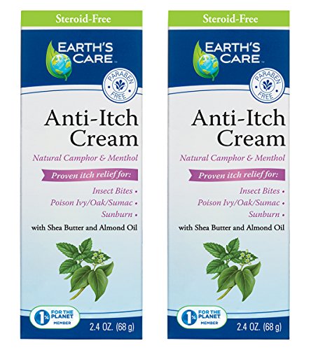 Earth's Care Anti-Itch Cream, No Parabens, Steroids, Artificial Colors Or Fragrances, Allergy-Tested 2.4 oz. (2 Tubes) … - Thumbnail 5