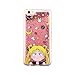 Pink Glitter Flowing Sailor Moon Crystal Wand Case for iPhone 7 8 iPhone7 iPhone8 Cartoon Shockproof Protective Glittery Liquid Floating Transparent Girls Teens Daughter