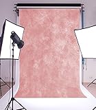 Laeacco 3x5ft Vinyl Backdrop Thin Photography Background Soft Light Pink Theme Solid Color Backdorp Persoanl Portraits 1x1.5m Photo Studio Props