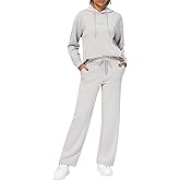 Stelle Sweat Suits for Womens 2 Piece Sweat Set Long Sleeve Hoodie Sweatsuits Sets Drawstring Sweatpants with Pockets