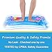iBeleby Inflatable Tummy Time Water Mat, Baby Playmat - Fun Time Play Activity Center for Infants & Toddlers, Baby Toys 6 to 12 Months, Improve Early Brain Development & Stimulation Growth (Mermaid)