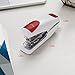 Bonsaii Stand Up Stapler, Reduced 50% Effort, 20 Sheets Capacity, Compact, School, Work or Business, Red/White(G8749)