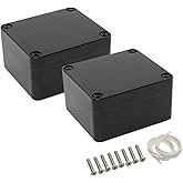 LeMotech Electrical Box ABS Plastic Project Box IP65 Waterproof Junction Box Project Case Universal Enclosure for Electronics