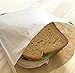 The Baker Celebrations 100 Plain Natural Kraft Sandwich Bag - Ideal for Pretzels and Sandwiches - Made in USA - 6.5 x 1 x 8