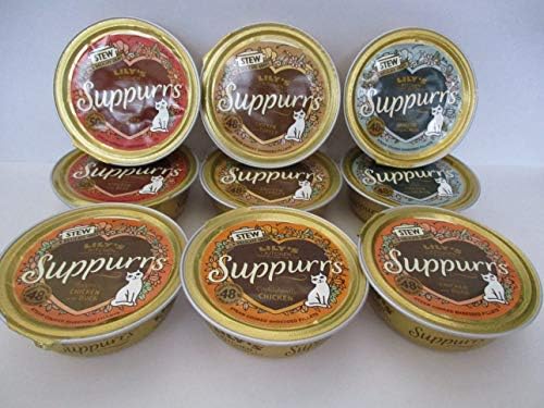 Lilys Kitchen Cat Suppurrs - 9 x 85g Mixed Selection Trays by Pet Truck Ltd