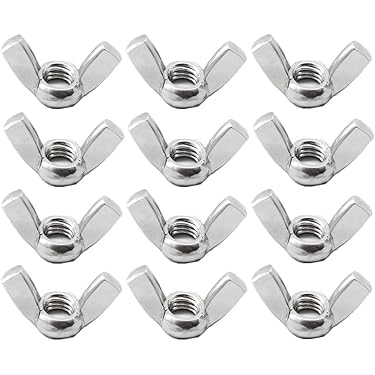 Les écrous à oreilles M10 pièces fixations Zinguées Papillon 5pc Ton