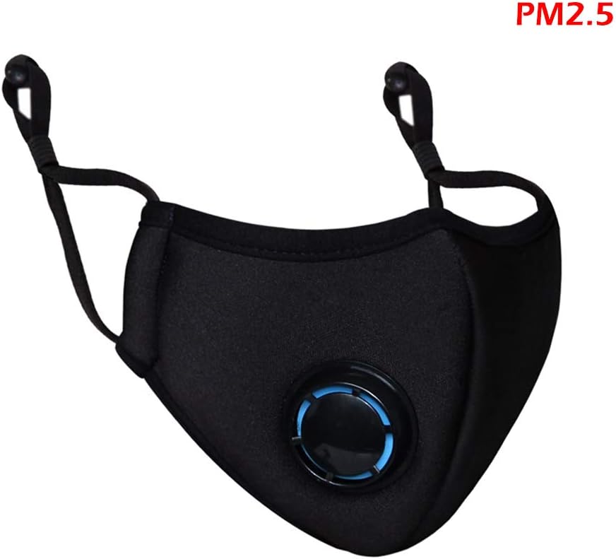 BovoYa air dust mask, respirator face mask washable masks protection against air pollution, smog, allergens and bacteria for outdoor activities, cycling, travel