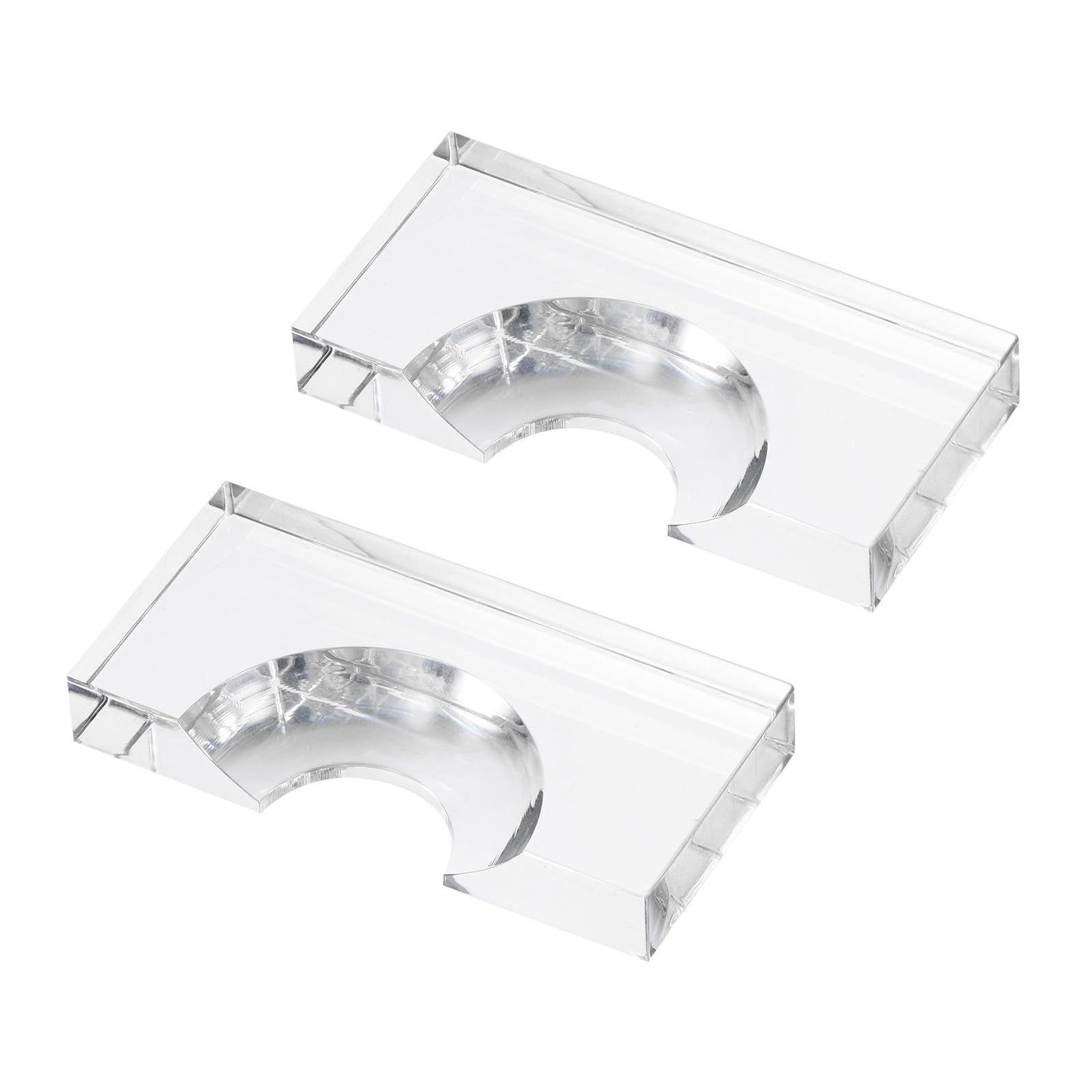 PATIKIL Acrylic Billiard Locator for 2 1/4" Pool Balls, 2 Pack Billiard Balls Position Marker Snooker Ball Locator, Clear