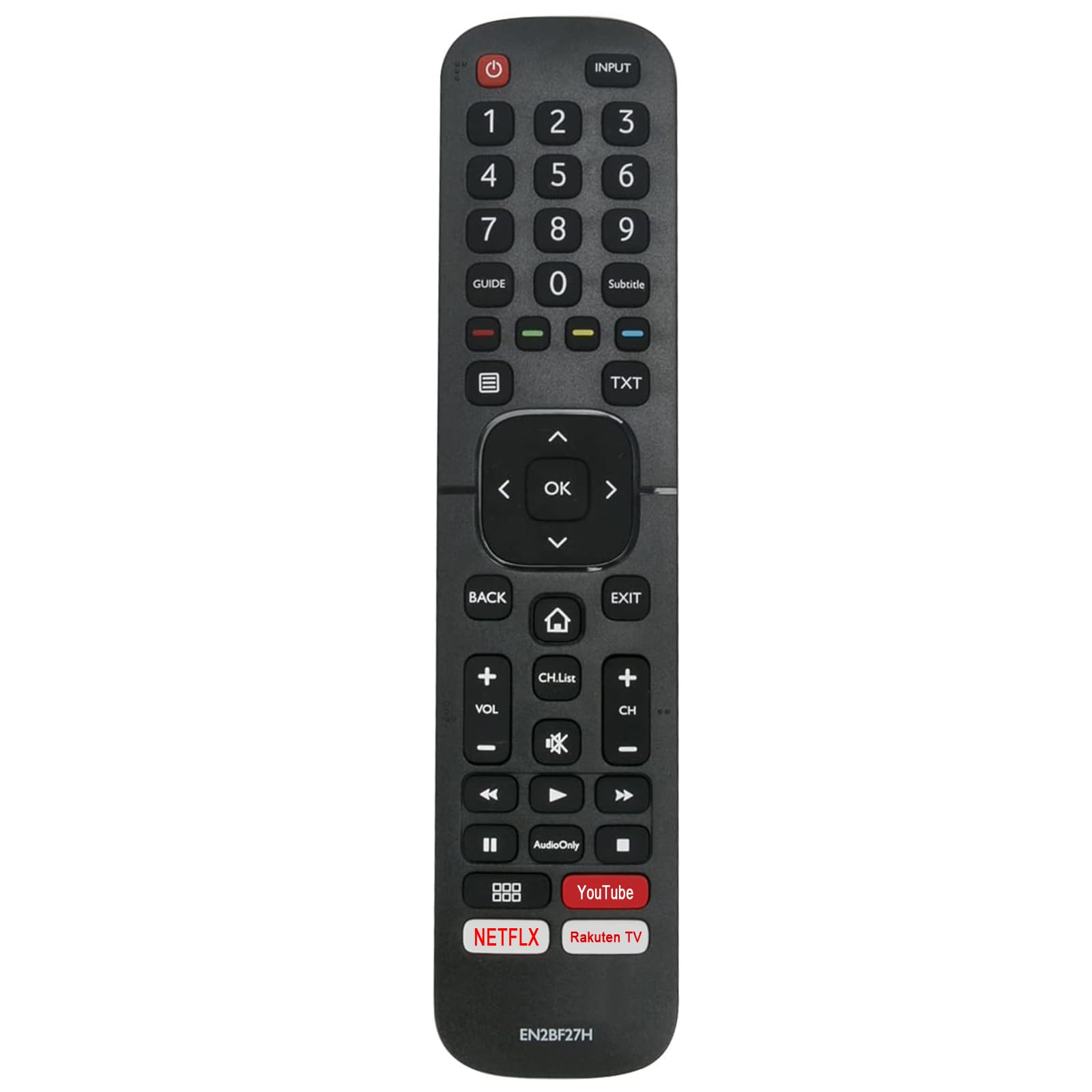 EN2BF27H VINABTY Replace Remote Control Fit for Hisense TV H50B7500 H65A6140 H65AE6030 H43A6140 H65A6140 H32A5840 H43AE6030 H50A6140 H50AE6030
