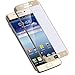 G-WACK Curved Full Coverage Tempered Glass Screen Protector for Samsung Galaxy S7edge (Gold)