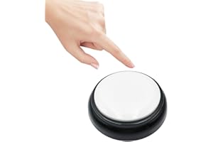 MAUJOY Large Talking Button Clock, Talking Alarm Clock Tells Time, Day and Date, Talking Alarm Clock with Volume Control, Alarm Gift for Clock for Mother,Father,Seniors,Elderly,Blind People