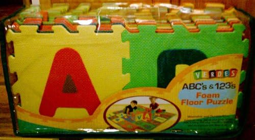 Verdes ABC's &amp; 123's Foam Floor Puzzle