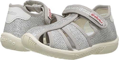 Naturino Baby Girl's 7785 SS18 (Toddler/Little Kid) Silver 28 M EU M