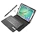 IVSO Samsung Galaxy Tab S2 9.7 Keyboard case - Ultra-Thin Detachable Bluetooth Keyboard Stand Case/Cover for Samsung Galaxy Tab S2 9.7 Tablet -with Free Stylus Pen(Black)