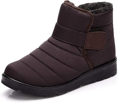 Amazon Com Jinouyy Snow Boots Winter Shoes Fur Lined Warm Ankle Boots Waterproof Outdoor Booties Men Women Snow Boots
