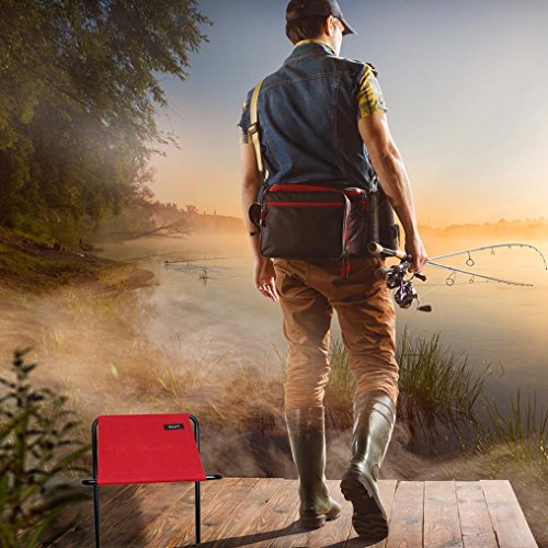 image for Leewos Durable Canvas Folding Chairs Steel Frame Foldable Chair Multi 