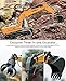 DOUBLE E 17 Channel Full Functional Remote Control Truck Metal Shovel RC Excavator with 2 Bonus Drill and Grasp
