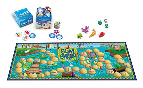 Learning Resources Math Adventure Pack, Sum Swamp & I Sea 10 Games, Multicolor (Best Learning Games For 6 Year Olds)