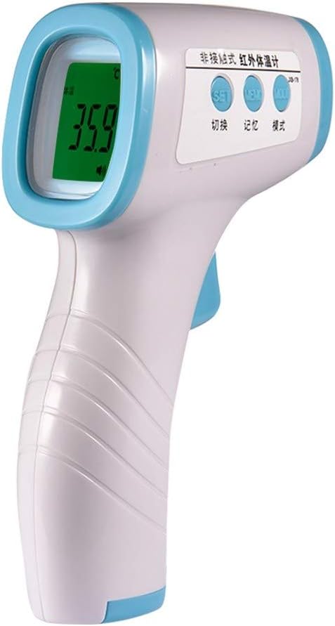 Panzisun Forehead Thermometer Non-Contact Baby Adult Digital Temperature Instruments with LCD dispaly Handheld Handheld Neck Arm Fever Test Tool Fast Read